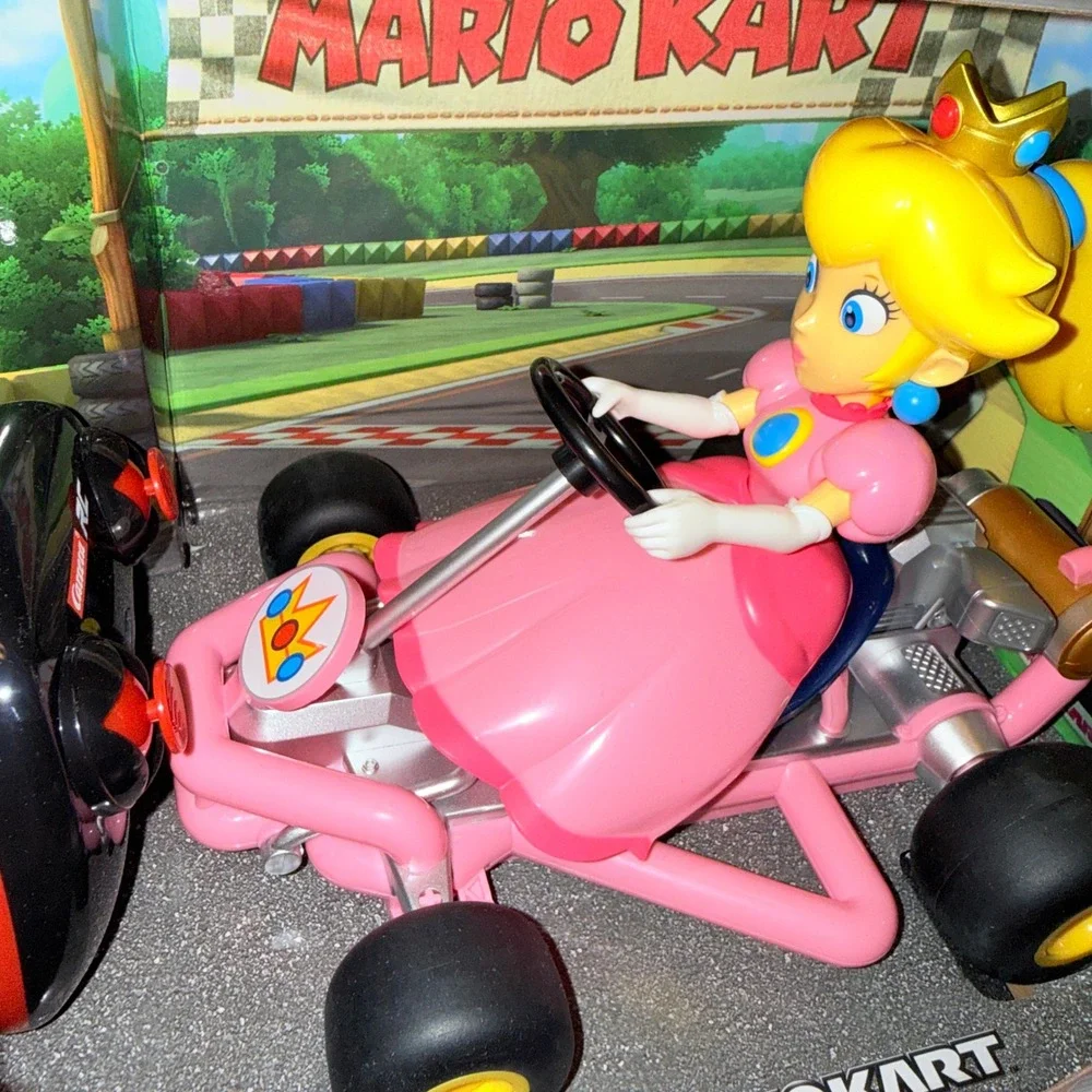 Carrera RC Mario Kart Pipe Kart Peach 1:18 Scale Pink New 2.4GHz 370200986P
